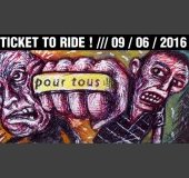 Patrick Jannin - 2016 - Tarif "Pour tous" - Stylo-bille et gouache sur ticket de Métro de Lyon