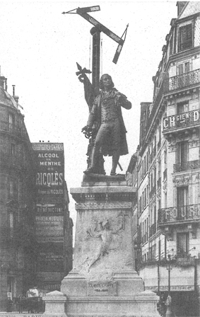 Statue de Chappe, Bd Saint Germain, détruite en 1940.